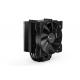 BE QUIET! DISSIPATORE CPU PURE ROCK 2 BLACK, SINGLE 120MM PWM FAN, FOR INTEL SOCKET: 1700/1200/2066/1150/1151/1155/2011(-3) SQUARE ILM, FOR AMD SOCKET: AM4/AM3(+), 150W TDP, 155MM HEIGHT - immagine 2